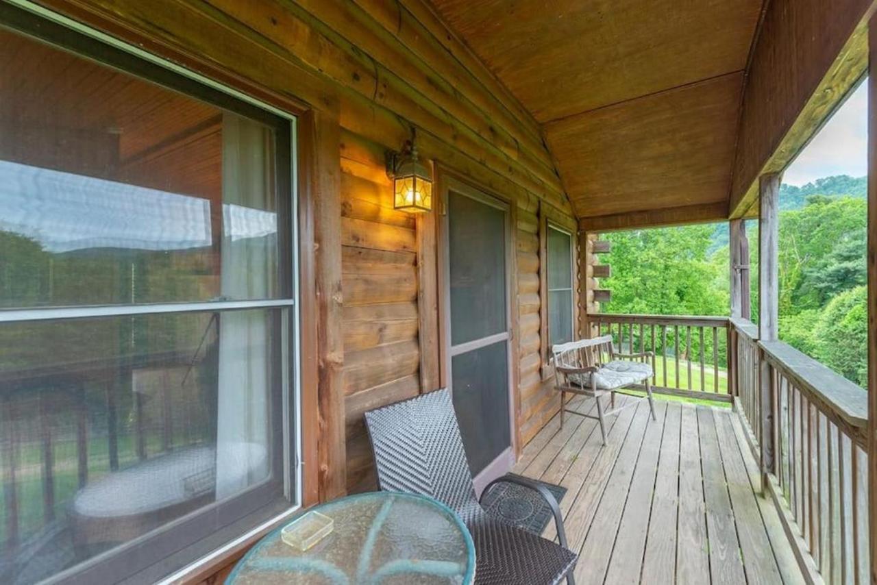 Log Cabin Stunning Mountain Views On 12 Acres Candler Dış mekan fotoğraf