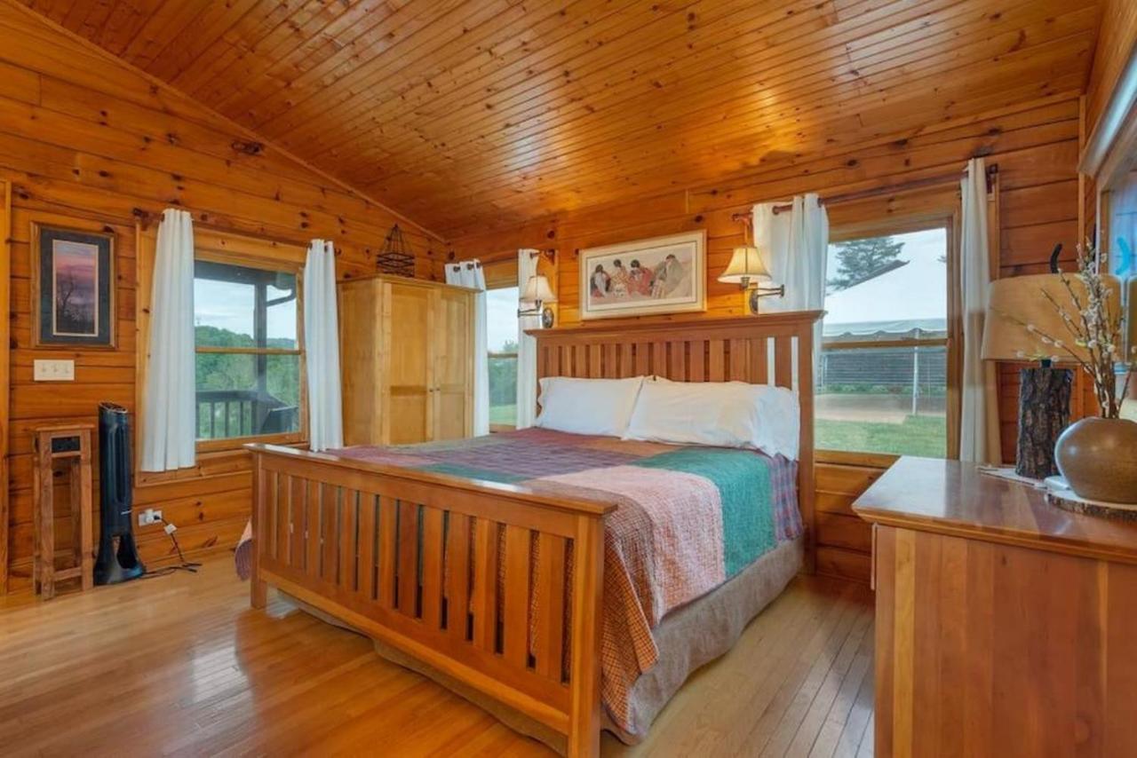 Log Cabin Stunning Mountain Views On 12 Acres Candler Dış mekan fotoğraf