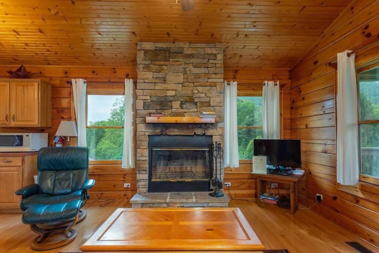 Log Cabin Stunning Mountain Views On 12 Acres Candler Dış mekan fotoğraf